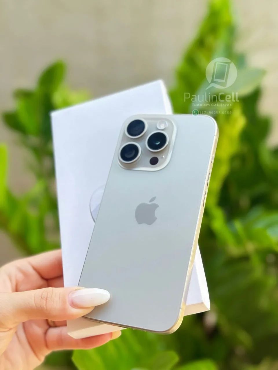 IPhone 15 Pro 128gb natural titanium - Celulares e Smartphones