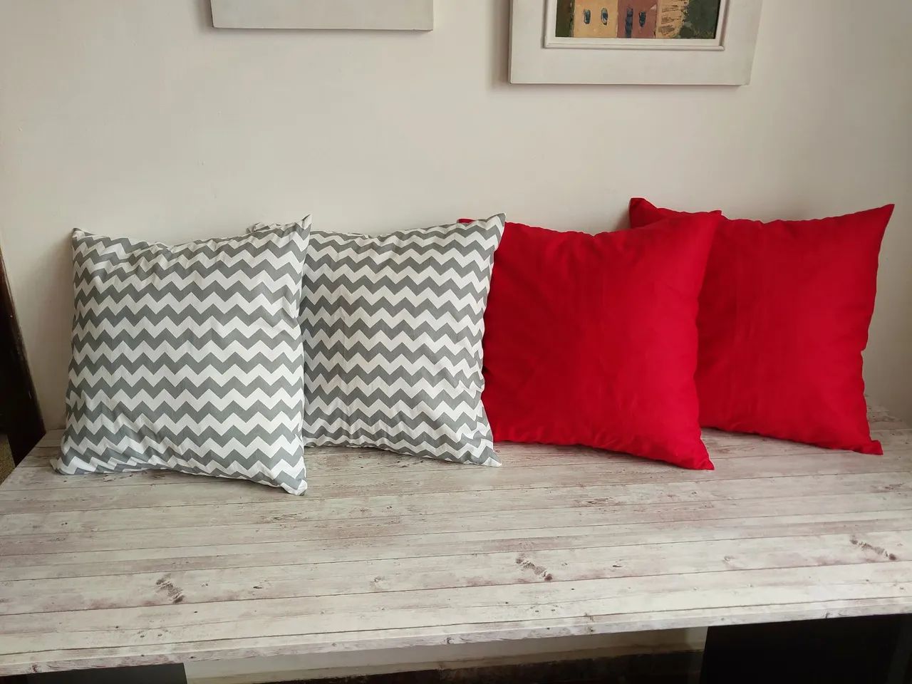 Kit com 4 capas de almofadas Tam padrão 45cm