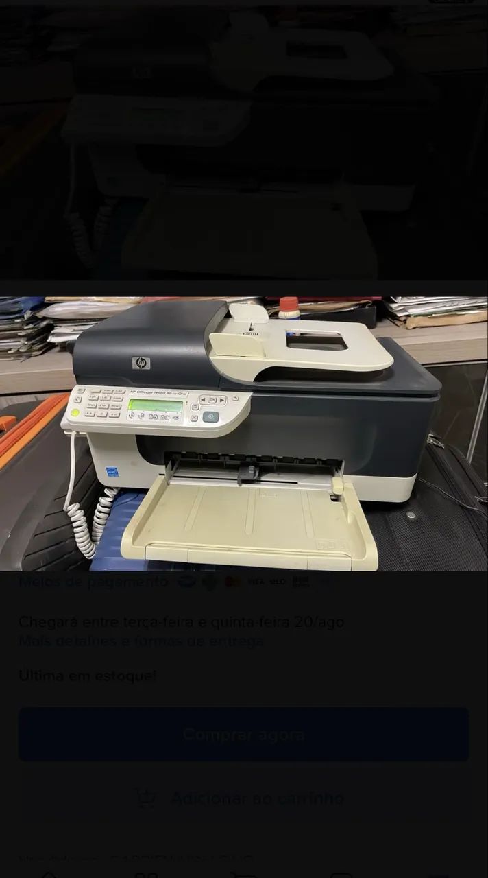 Impressora Multifuncional HP Officejet J4660 All-in-one - Foto 3
