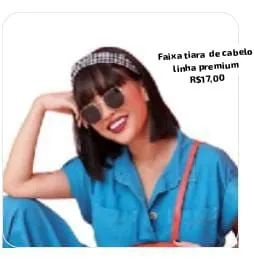 Tiara de cabelo fashion linha premium atemporal  - Foto 2