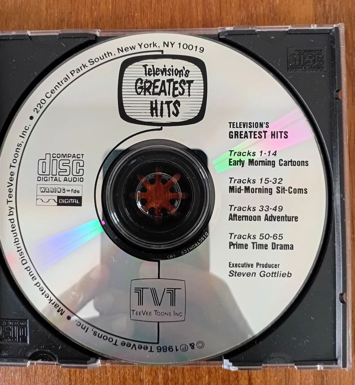 CD TELEVISION'S GREATEST HITS (1986) - RARO IMPORTADO USA - Foto 3