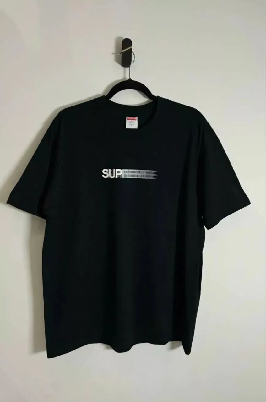 Camiseta Supreme Motion Logo Preta 