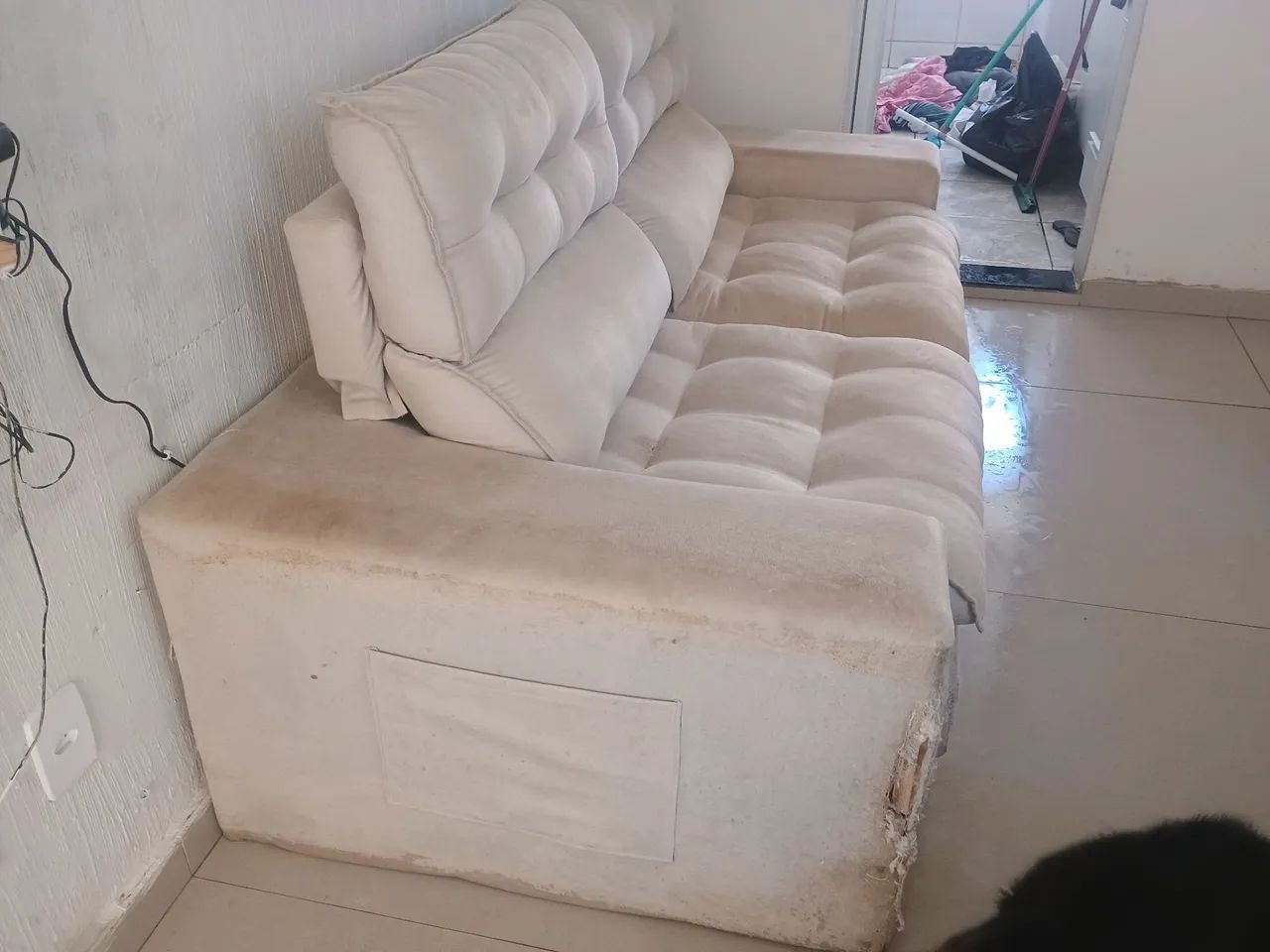 Vende-se sofá retrátil usado - Foto 4
