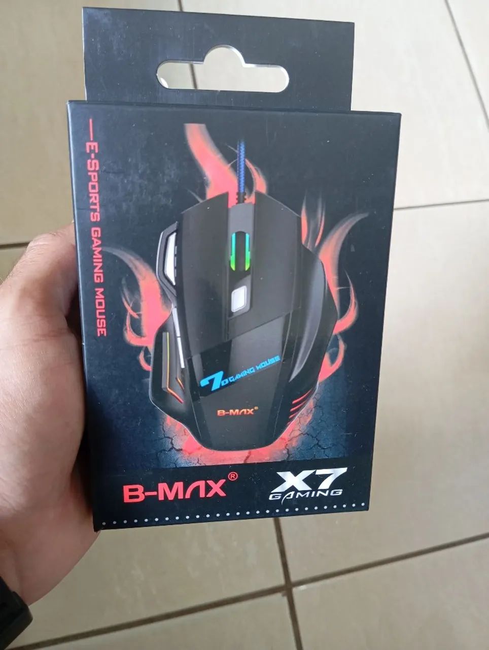 Mouse gamer USB com fio  - Foto 3