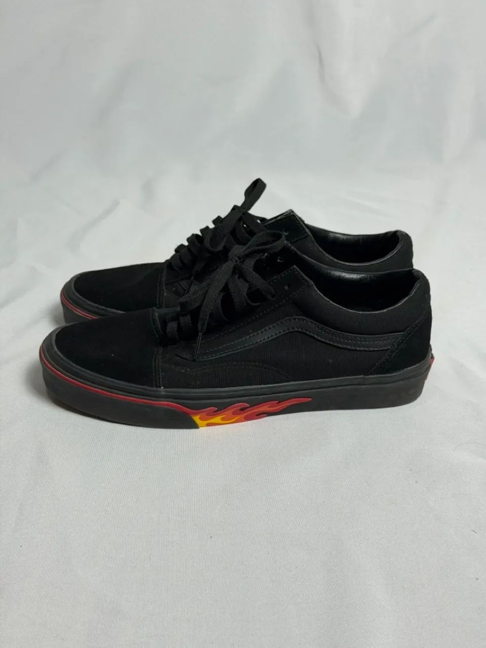 tênis vans flames preto 41 - Foto 3