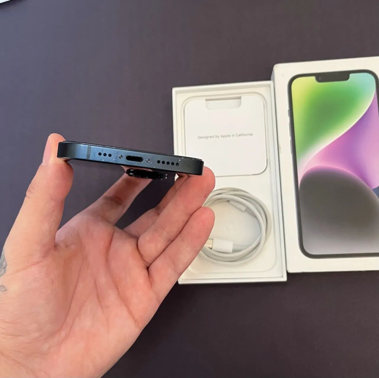 iPhone 14 128gb - Caixa, Cabo e Nota - Foto 5
