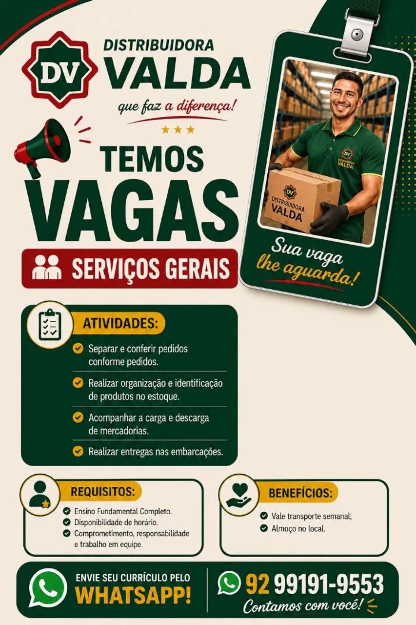 Vagas de emprego 