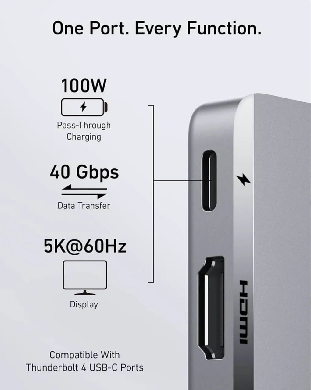 Hub USB-C Anker 7 em 2 para MacBook - Lacrado - Foto 3