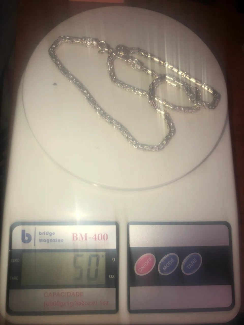 Cordão De Prata Indiano 50g - Foto 4