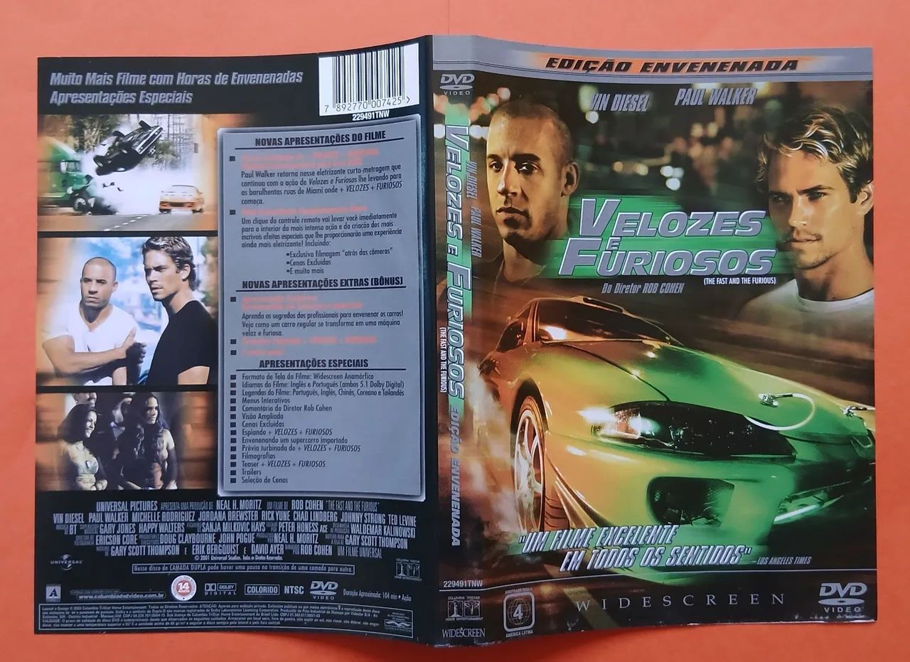 Dvd Velozes e Furiosos - Edição Envenenada  - Foto 3
