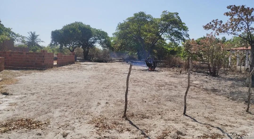Vendo ou troco terreno localizado em lagoa de dentro. 