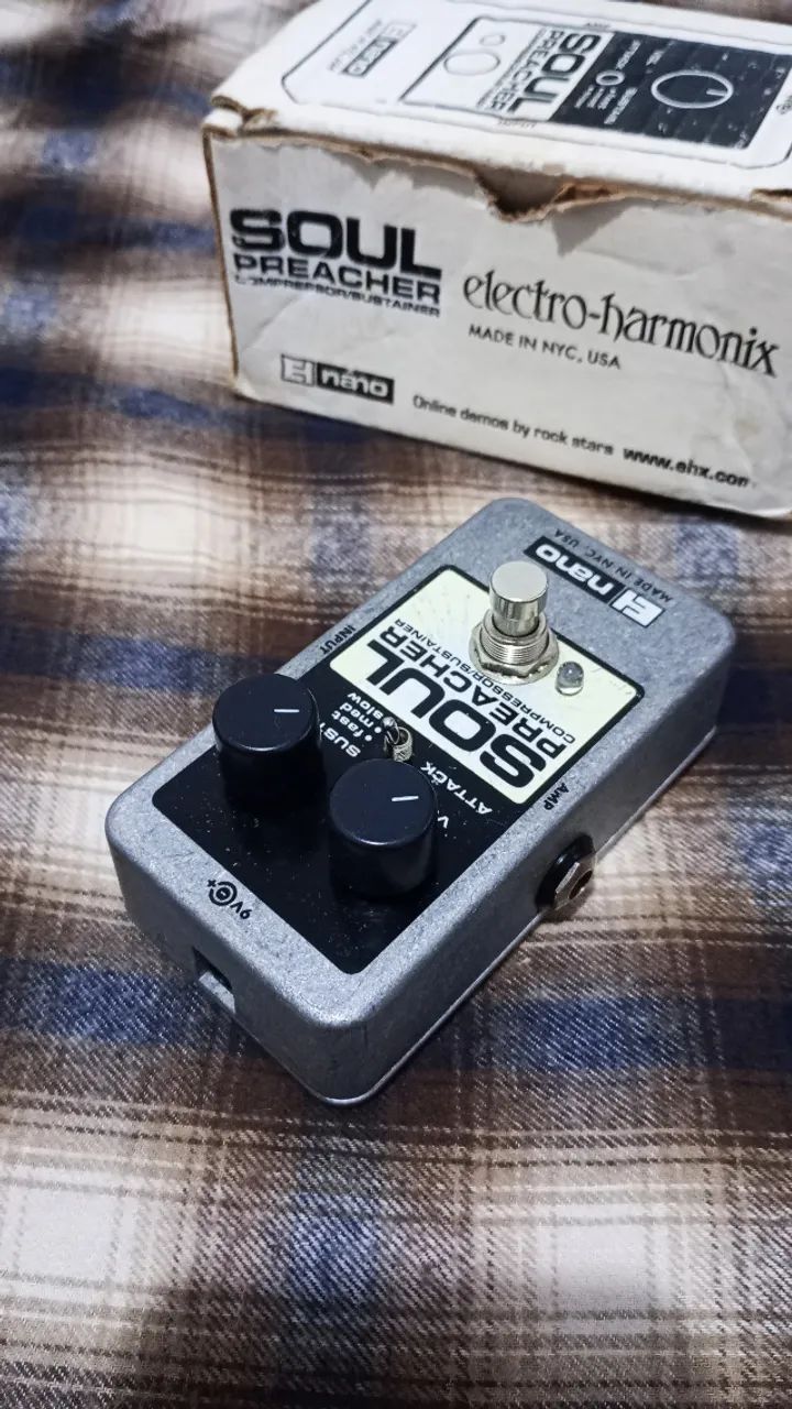 Pedal Ehx Electro Harmonix Soul Preacher Compressor Sustain