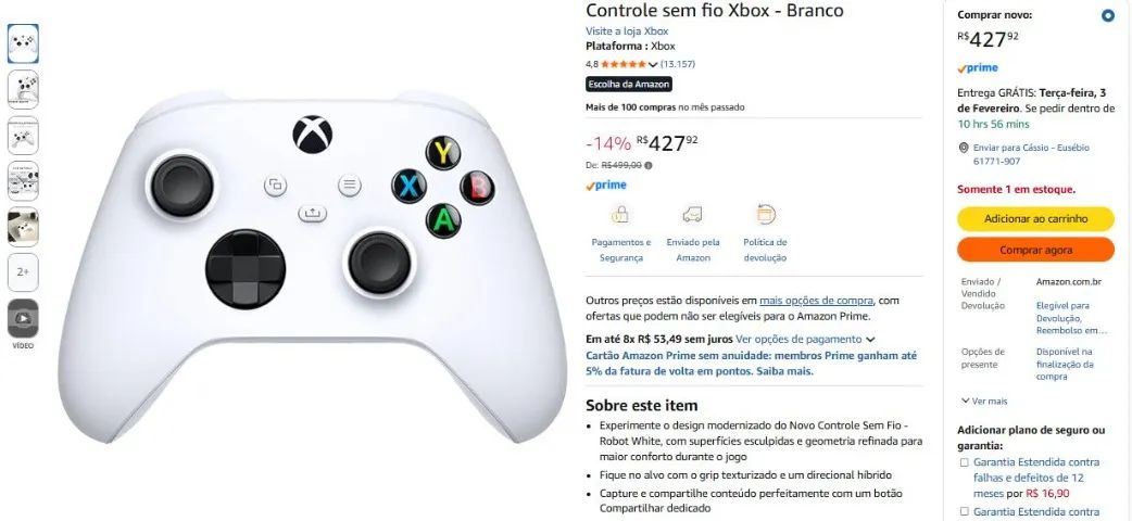 Xbox Series X 1TB - Kit Completo + R$1.300 em Acessórios (Controle + GameSir + Cooler) - Foto 5