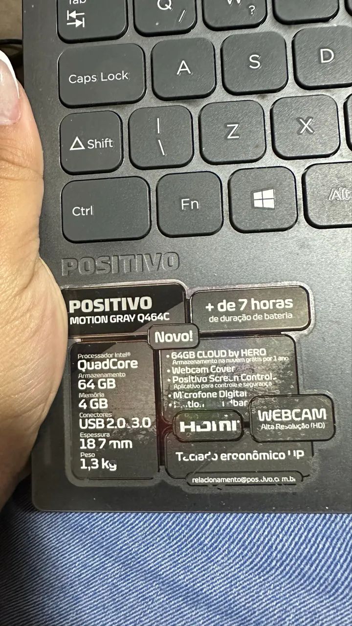 Notebook Positivo - Algumas teclas não funciona  - Foto 2