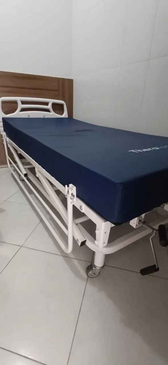 Cama Hospitalar + Colchão - Foto 2