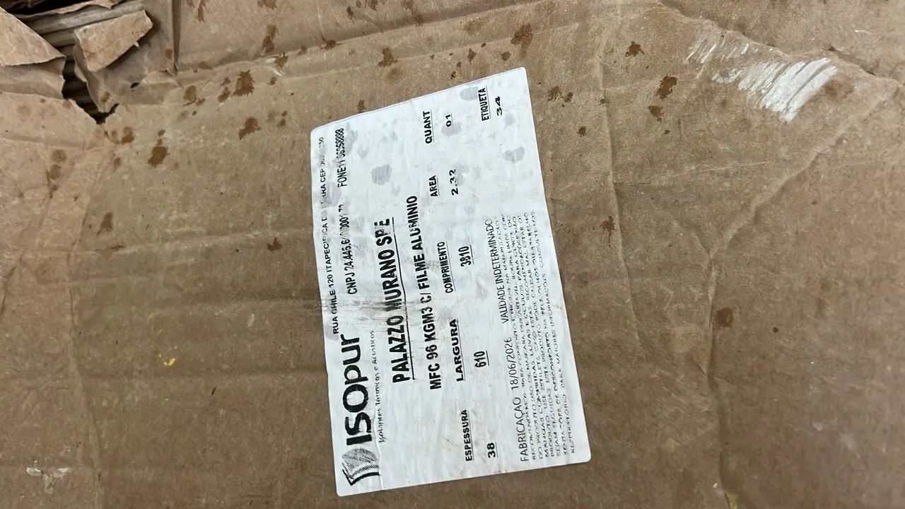 MFC 96 com filme alumínio 