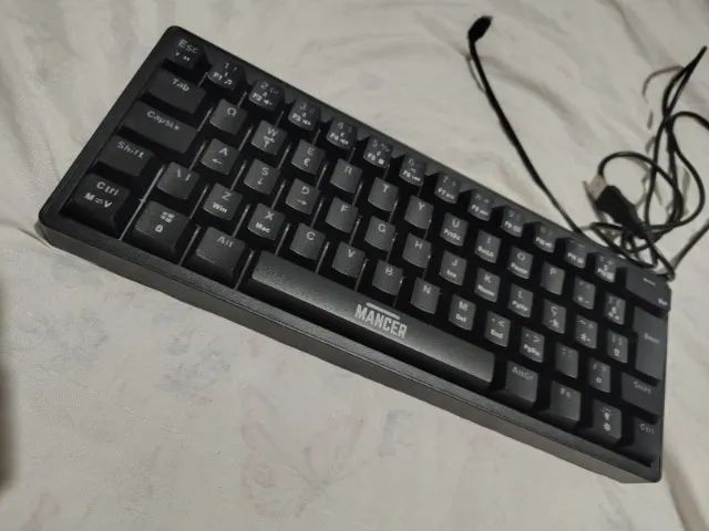 Teclado Mecanico Mancer Zarion, Rainbow, ABNT2, Switch Vermelho, Preto, MCR-ZRN-RBW01 - Foto 3