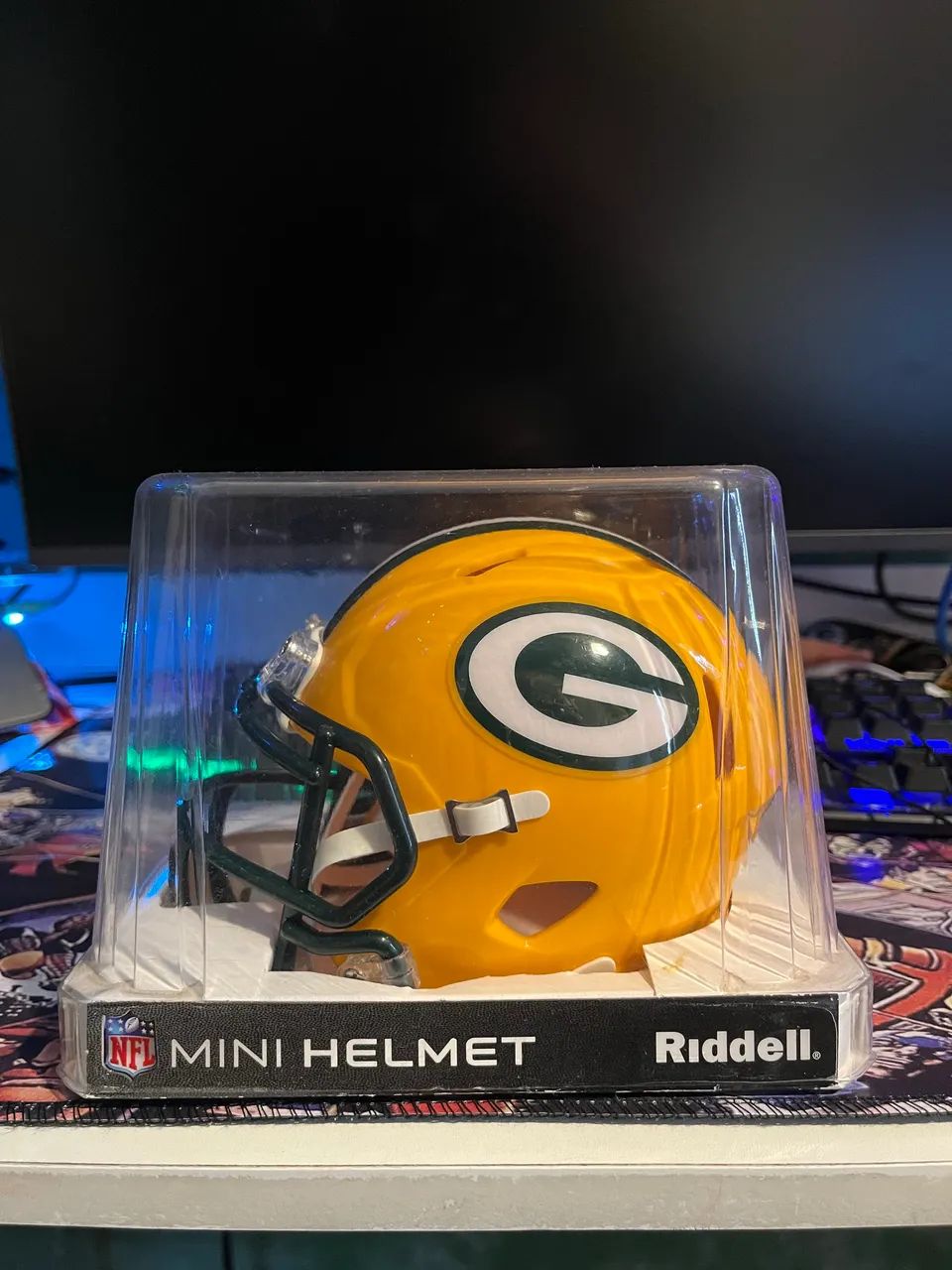 Mini Capacete NFL - Green Bay Packers (Oficial) - Foto 3