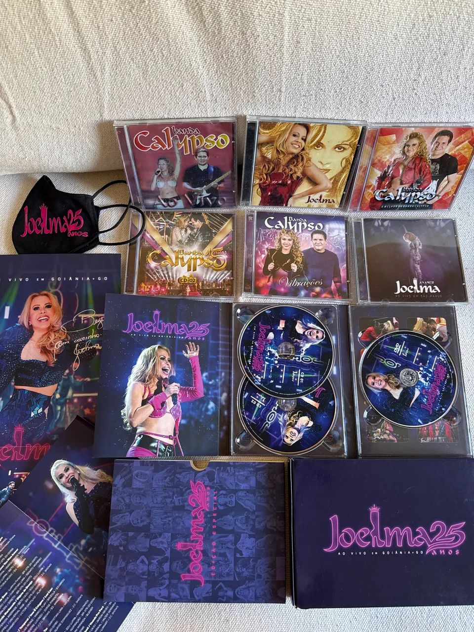 Box  Joelma cds e dvd 