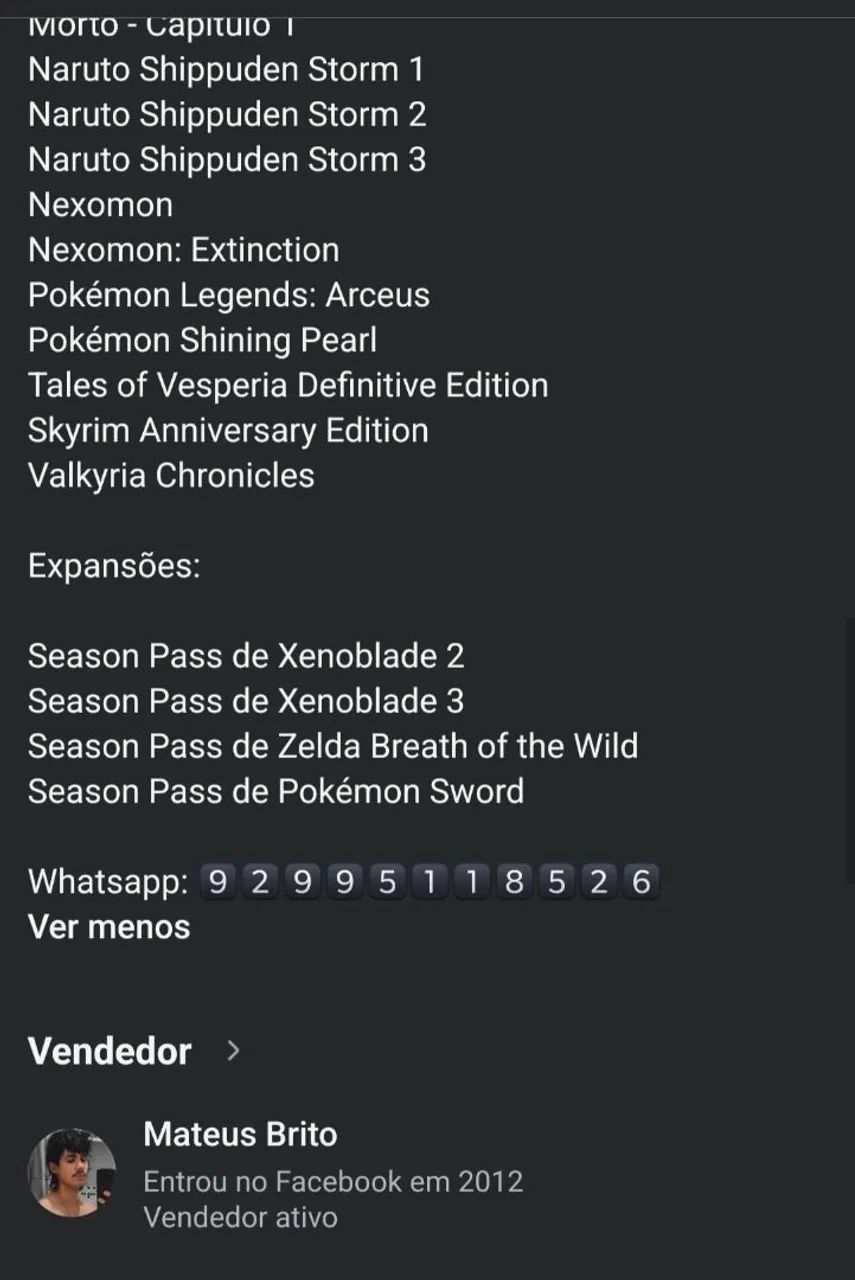 27 Jogos de Nintendo Switch  - Foto 5