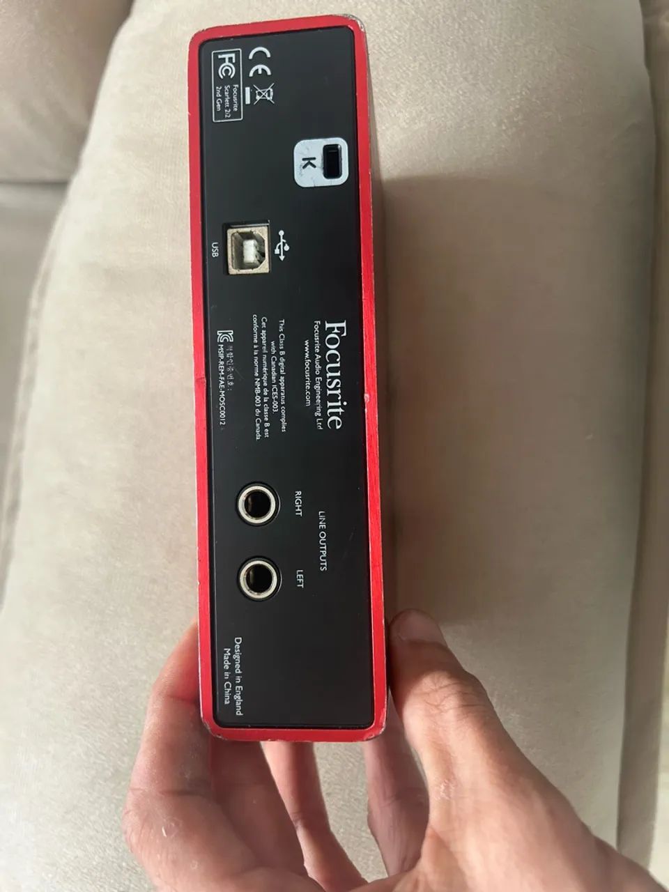Interface Focusrite 2i2 - Foto 3