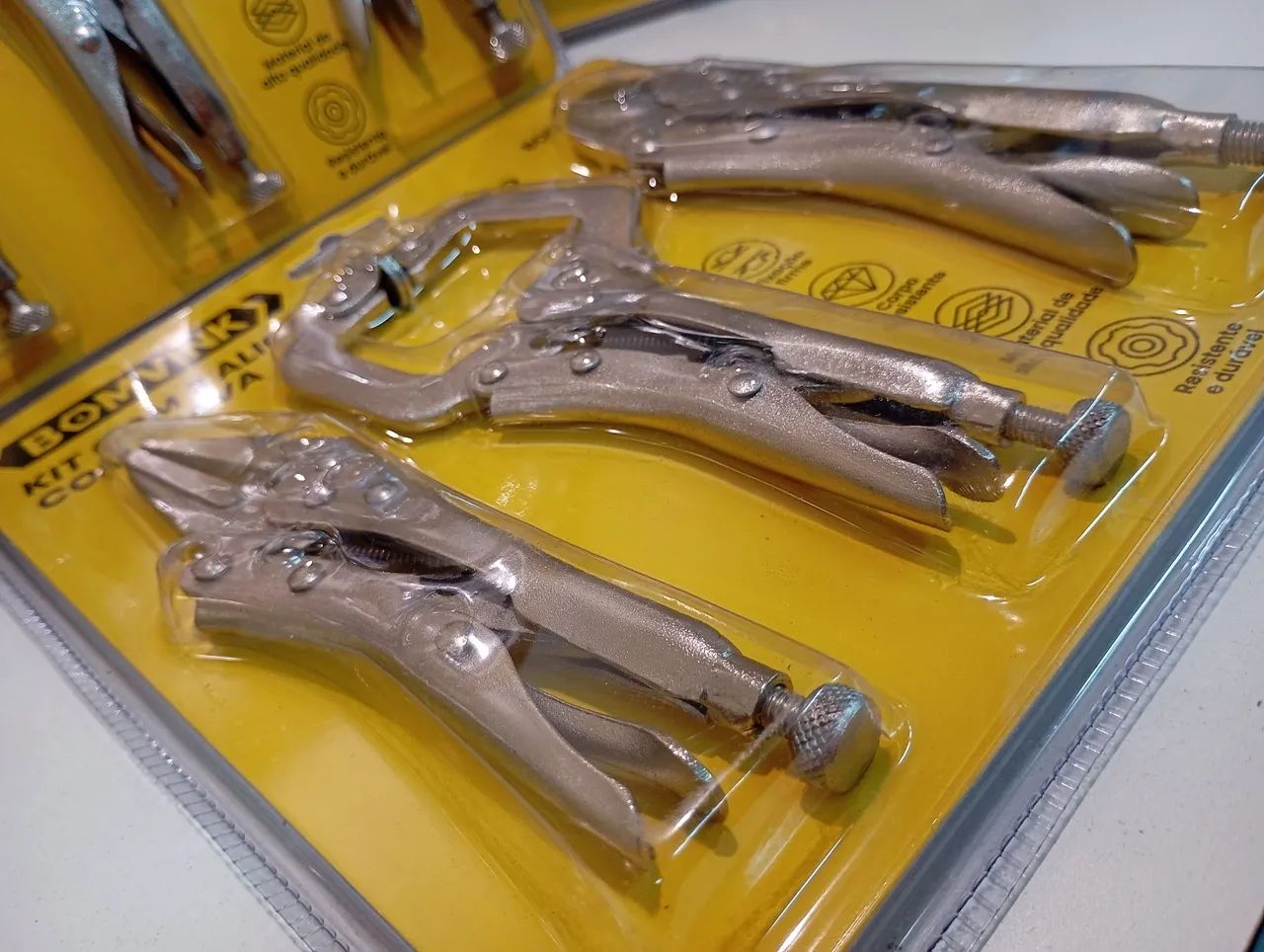 Kit com 3 Alicates de Pressão com Trava!  - Foto 4