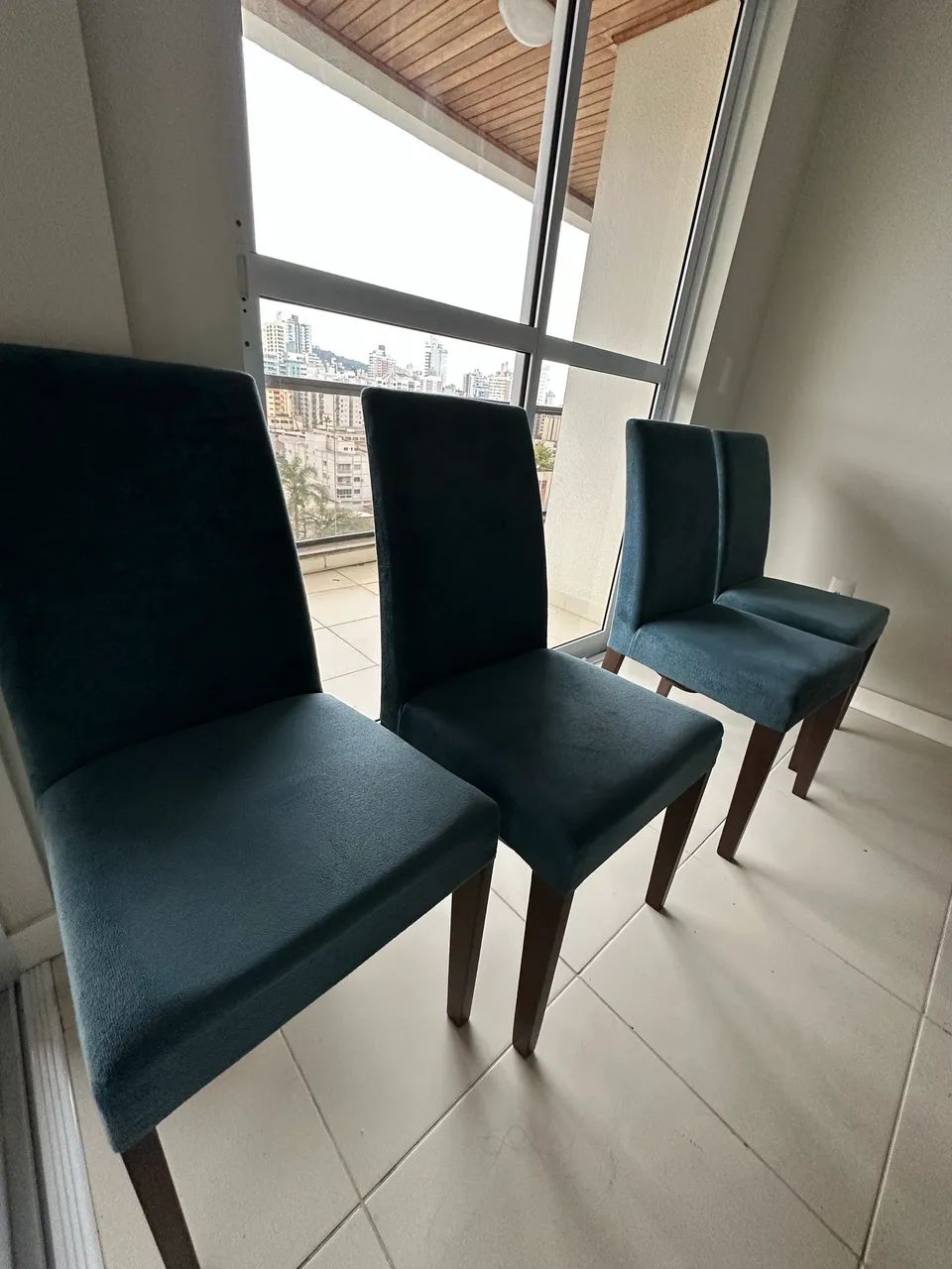 Vendo mesa jantar de vidro - Foto 4