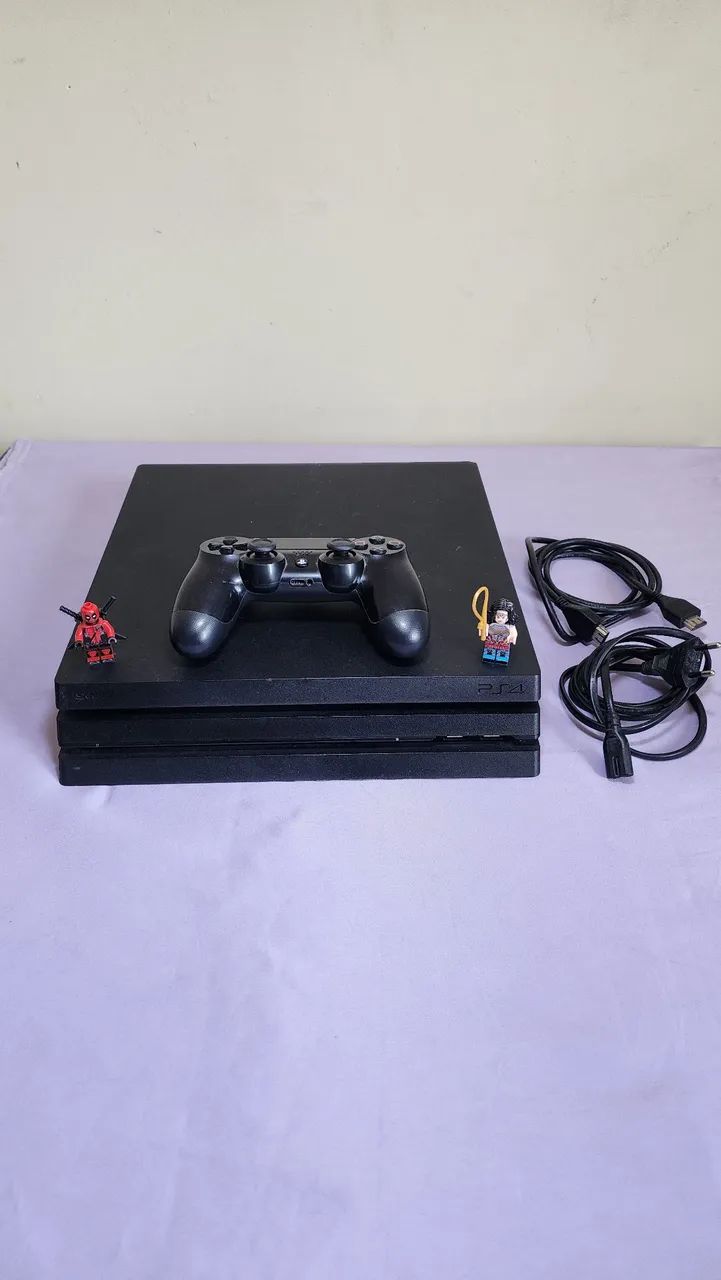 PS4 PRO 1TB + CONTROLE + CABOS - Foto 2