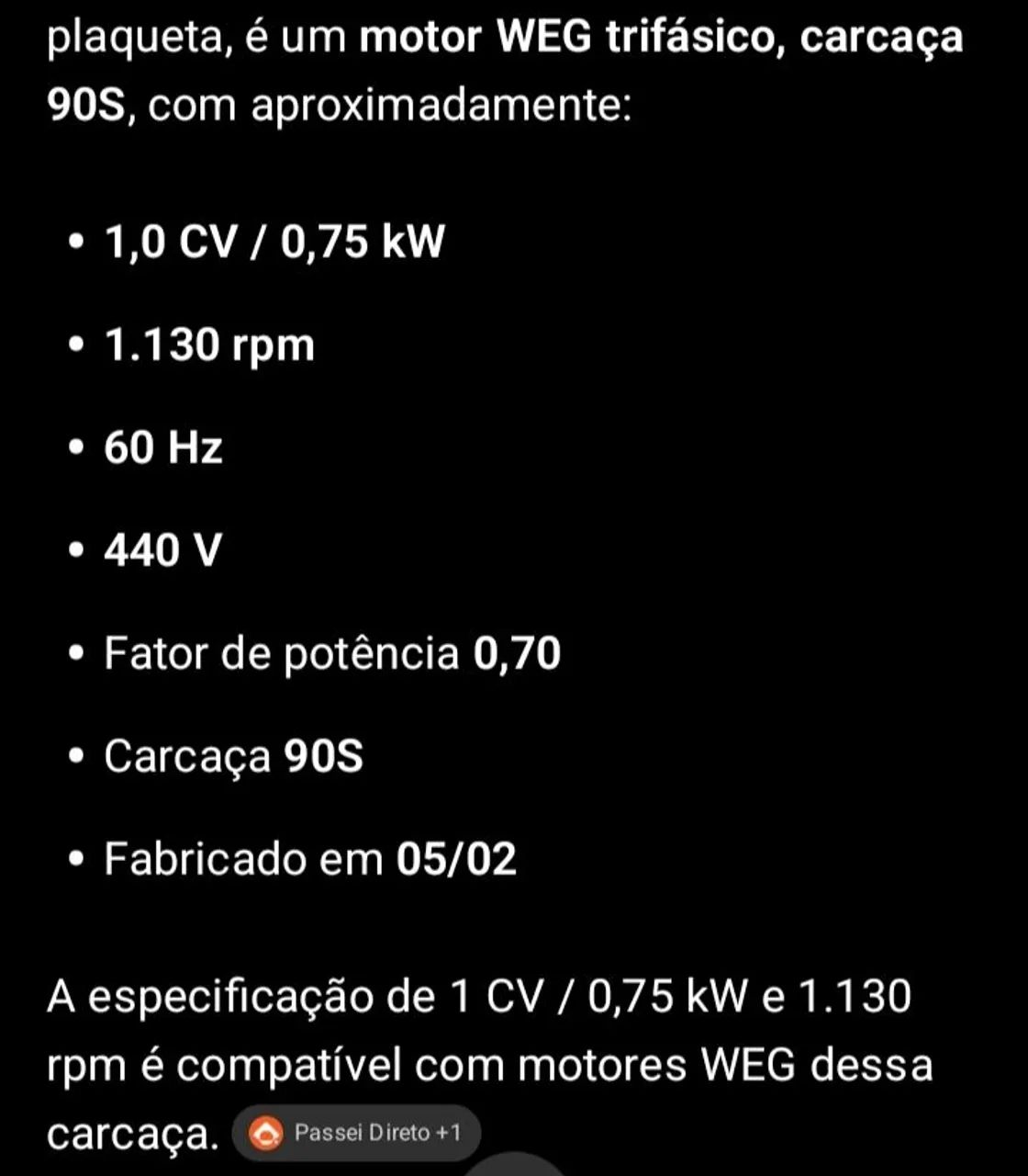 Motor elétrico trifásico  - Foto 3