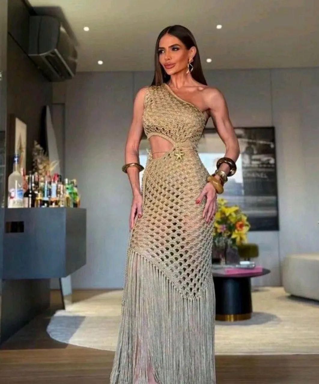 Vendo vestido em crochê Premium  - Foto 2