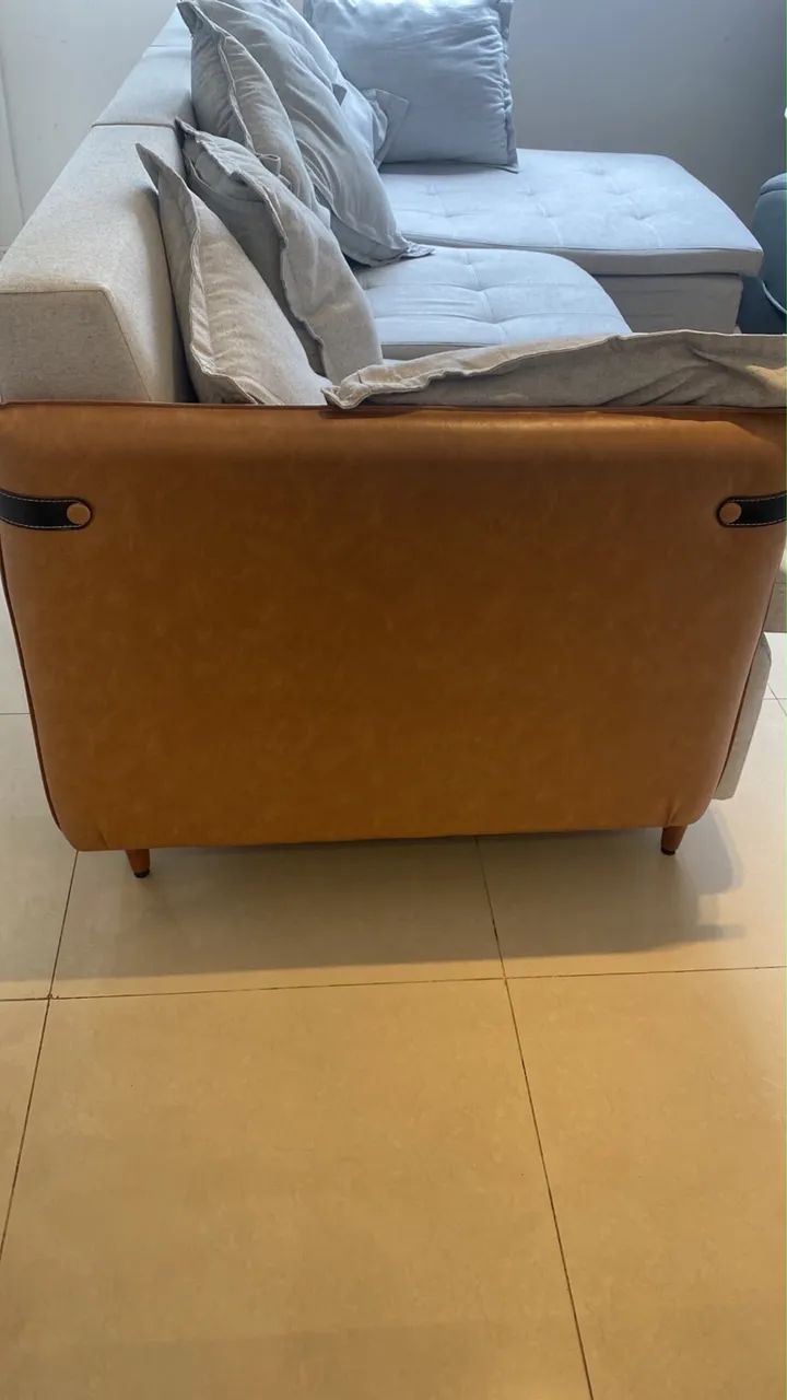 Sofá lindo cinza  - Foto 2