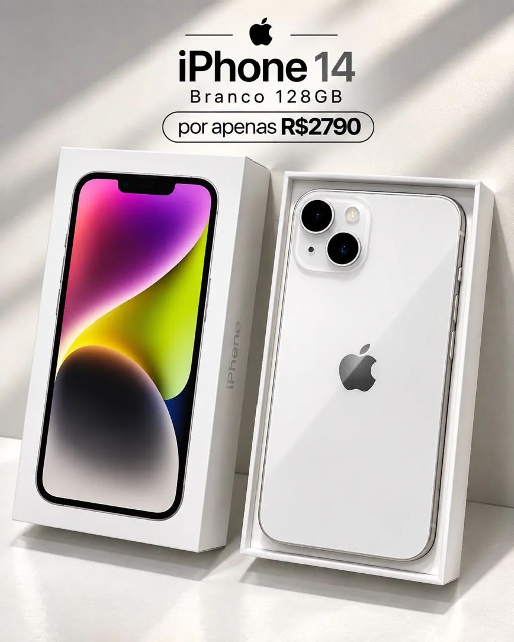 IPhone 14 Branco 128GB - Celulares e Smartphones - Santa Rita