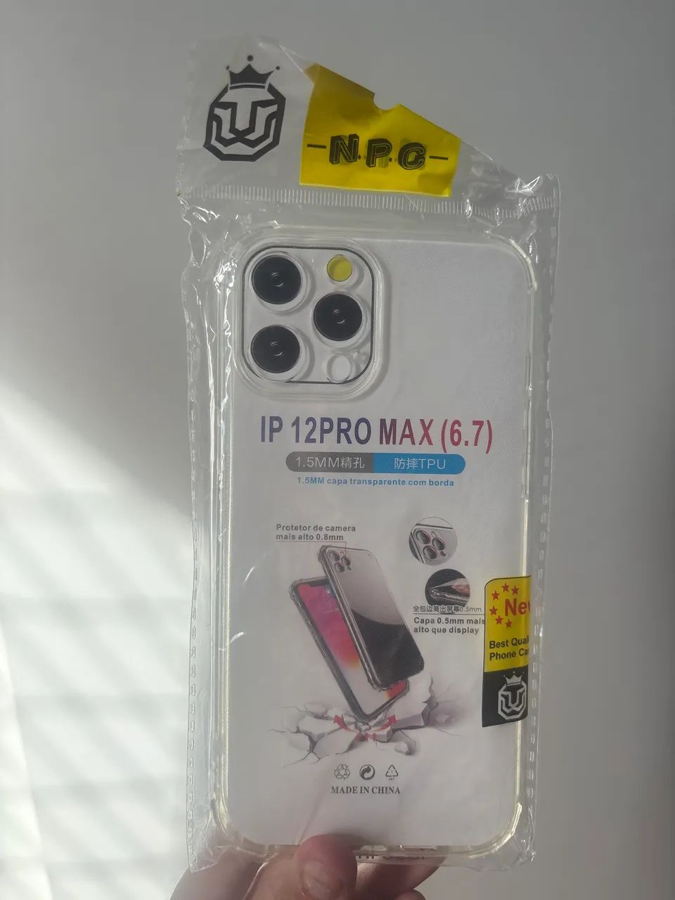 Capa Transparante Antiqueda IPhone 12 Pro Max