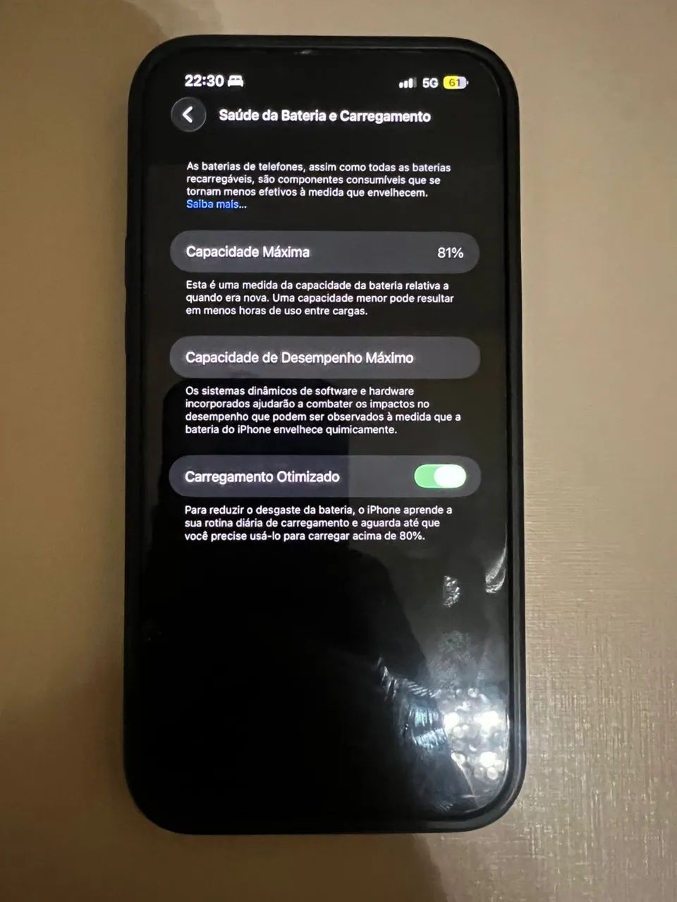 iPhone 13 Pro Max 128GB Preto - Usado - Case - Película Porcelana + Adicional - Foto 4