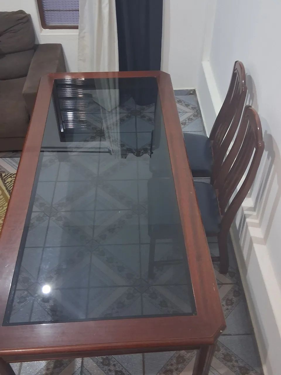 Mesa vintage de vidro - Foto 5