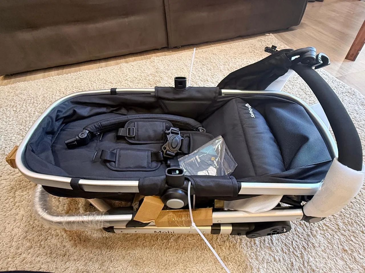 Novo - Carrinho Travel System Safety 1st, Mobi Duo, Black & Silver - Foto 6