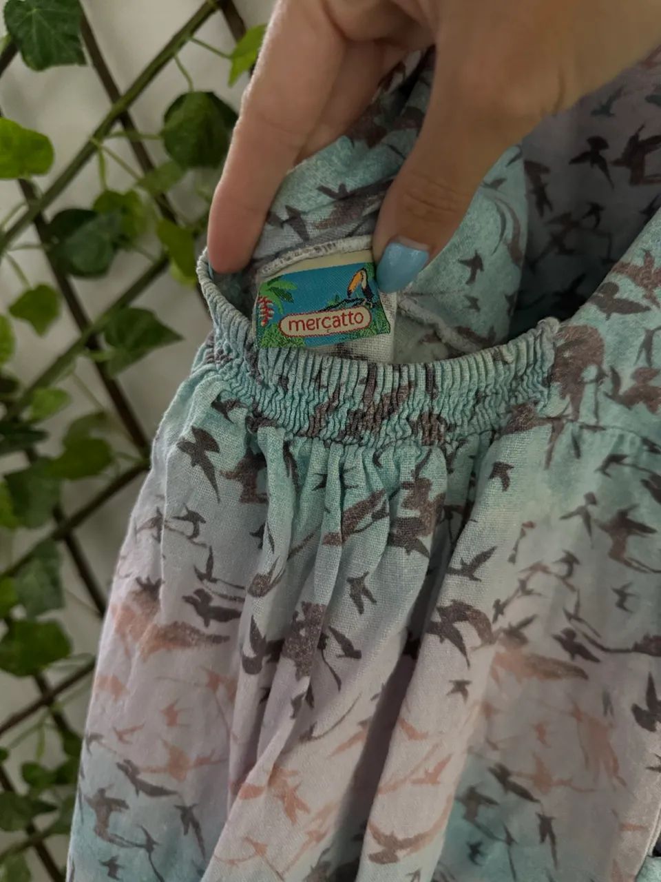 Vestido curto estampado - Foto 3