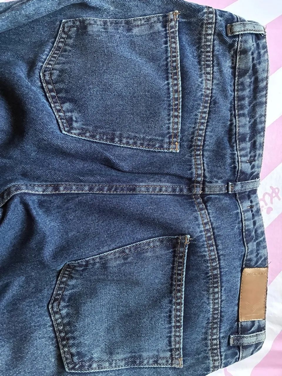 Calça jeans wide leg 42 - Foto 3