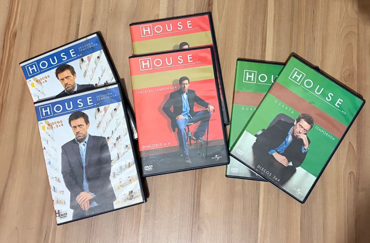 DVD Dr House temporadas 2, 3 e 4