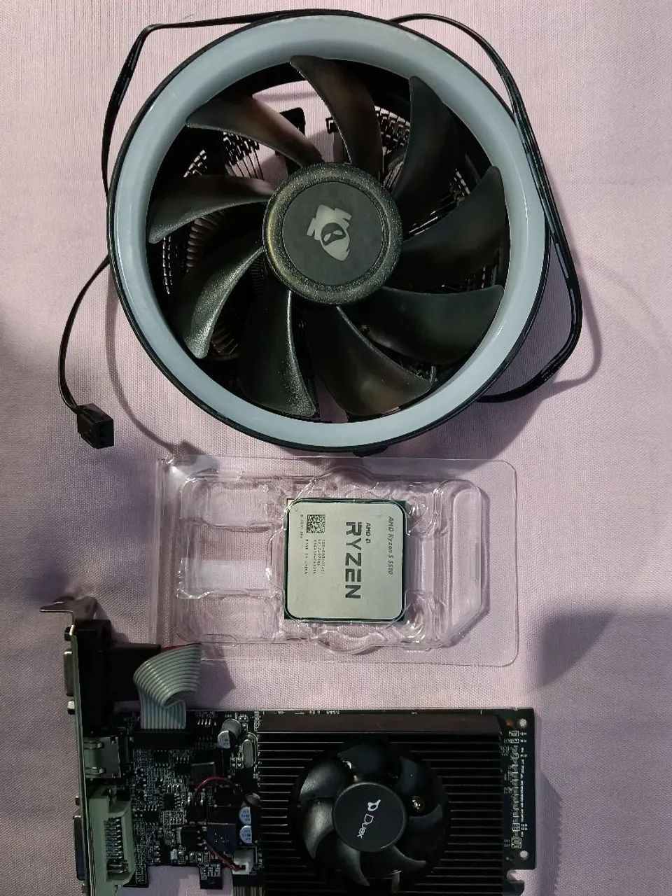 Processador AMD RYZEN 5500 + placa NVidia + Cooler  - Foto 3