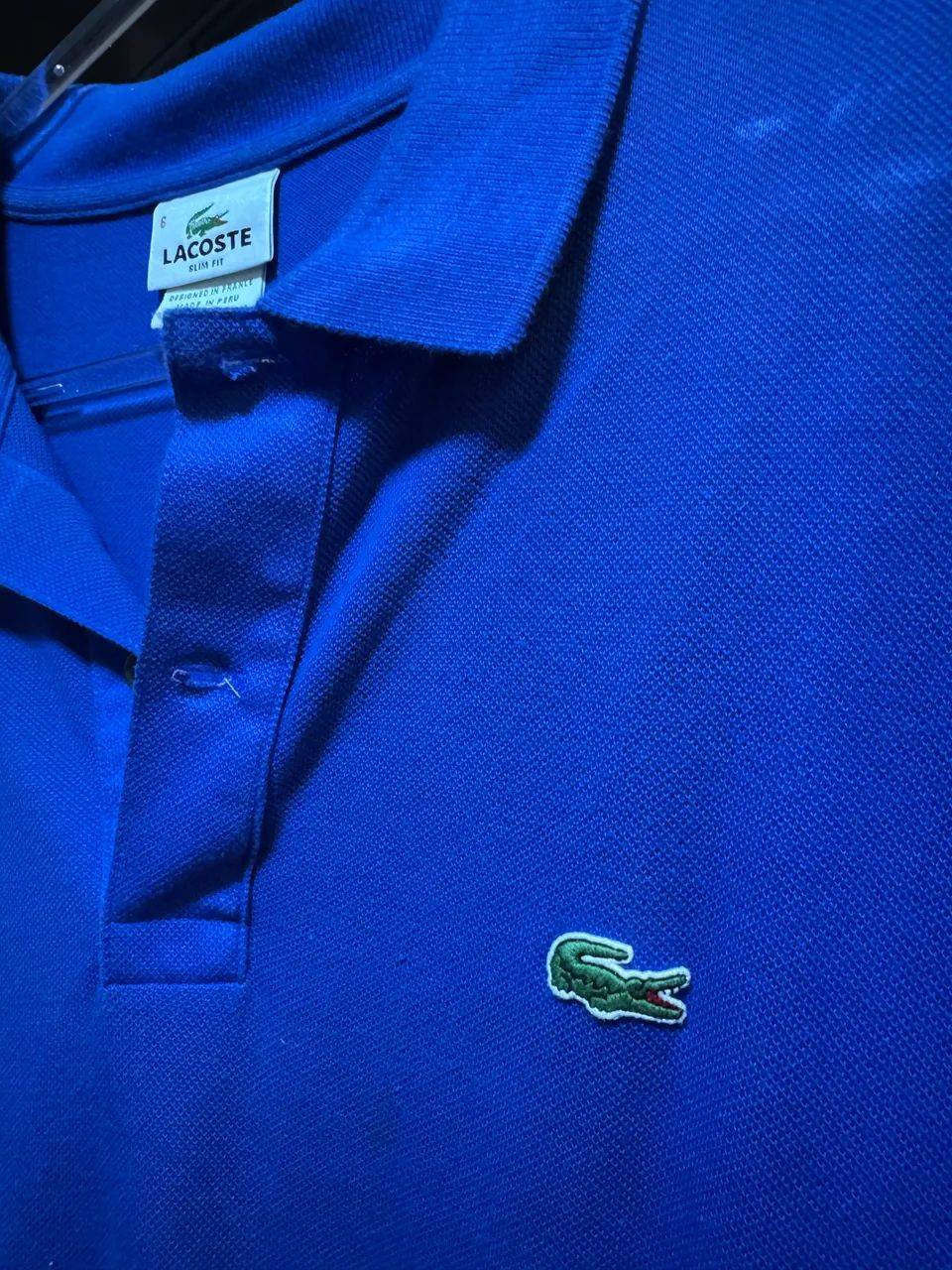 Camisa Lacoste Azul