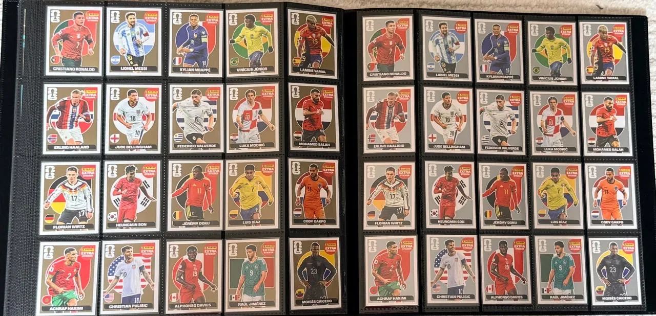 Kit completo Copa 2026, com 80 Legends,  mais 48 escudos, 14 Coca. - Foto 3