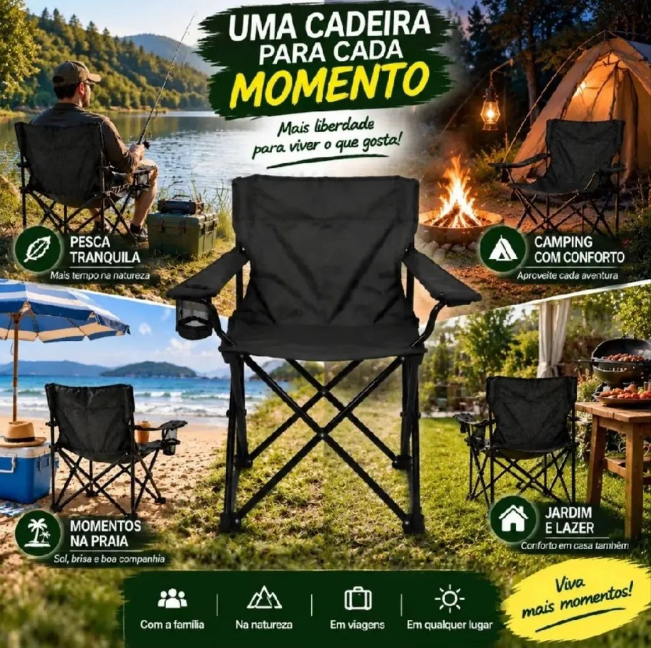Cadeira Dobrável  - Foto 3