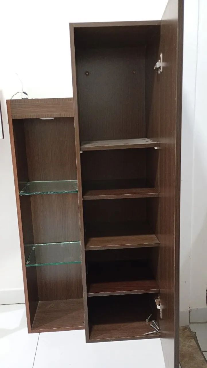 Conjunto de 02 Armários de parede para sala. - Foto 4
