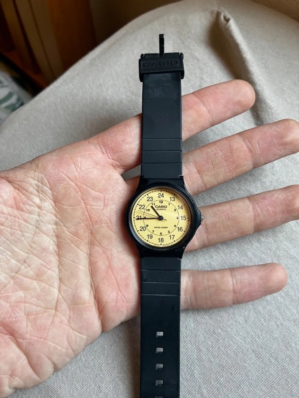 Relógio Casio MQ24 Bege EXCELENTE - Foto 3
