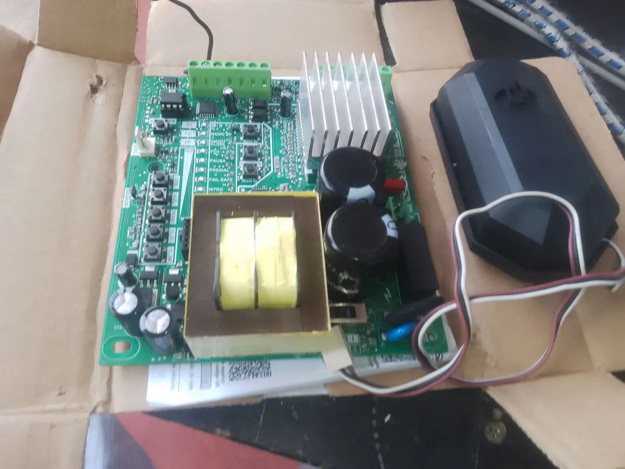 Central de comando nitro e o encoder 