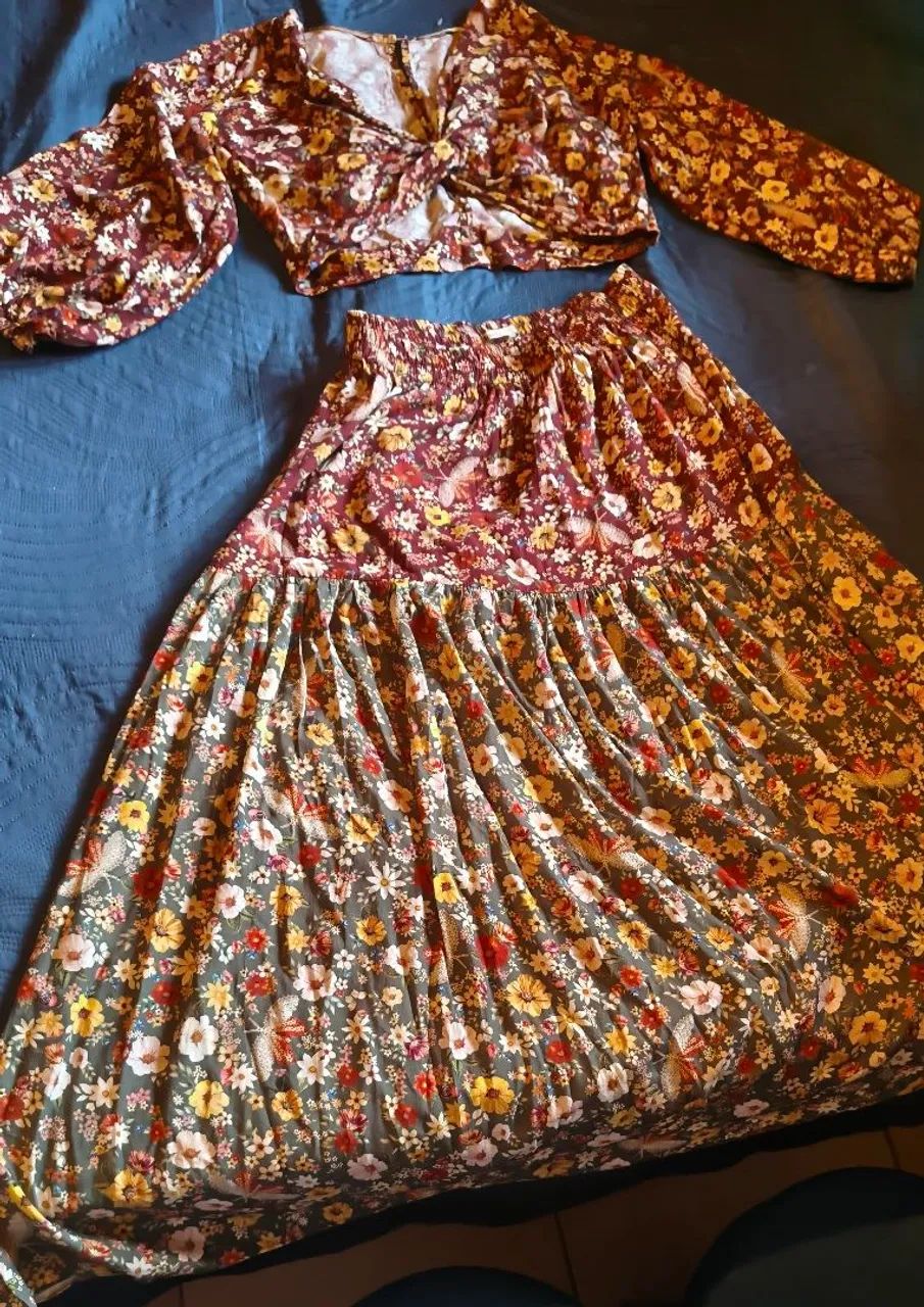 Conjunto Florido Dress Tô M/G