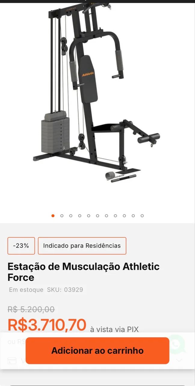 Estação de Musculação Athletic Force  - Foto 2