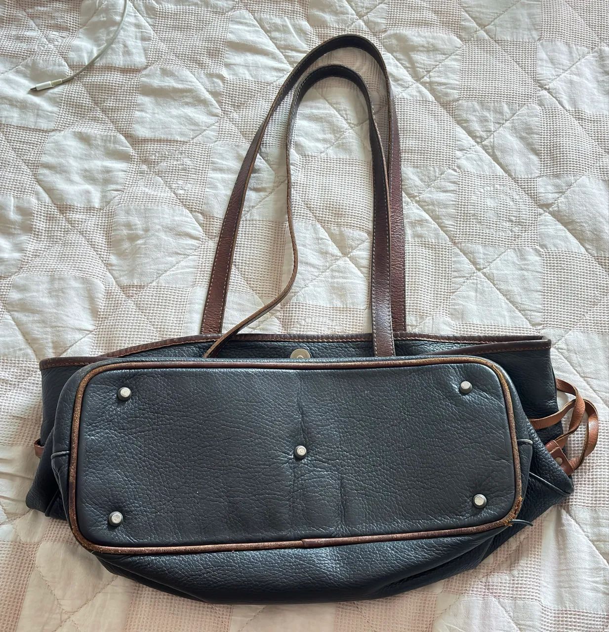 Bolsa de couro usada de marca VALENTINA - Foto 3