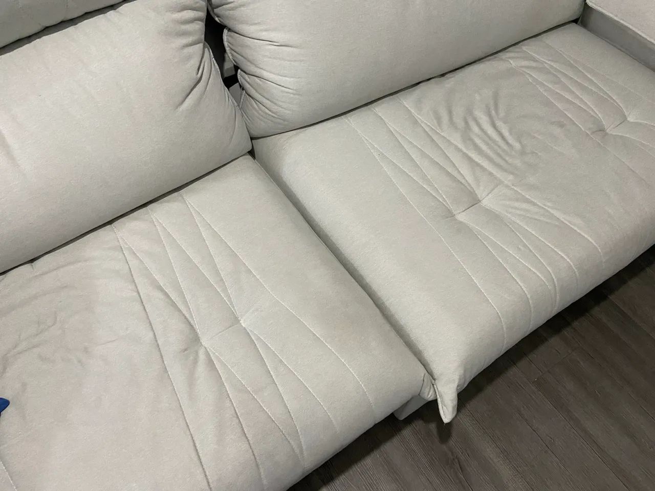 Sofá Premium Semi Novo Retrátil Reclinável com molas ensacadas 2,50m - Foto 4